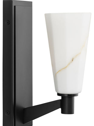Tosca Collection One-Light Luxe Wall Bracket, Matte Black