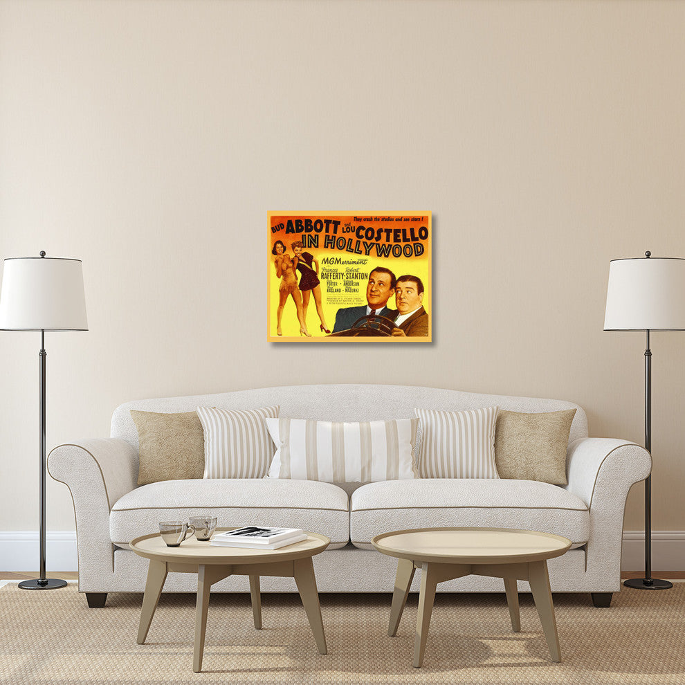 "Abbott & Costello - In Hollywood" Canvas by Hollywood Photo Archive, 36x29"
