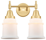 Innovations 447-2W-SG-G181 2-Light Bath Vanity Light, Satin Gold