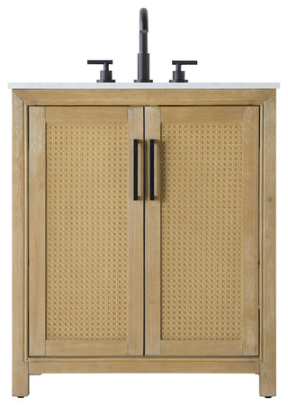 Elegant Lighting VF29530 Alina 30" - Linen Oak