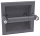 Carolina Crystal Recessed Toilet Paper Holder, Matte Gray