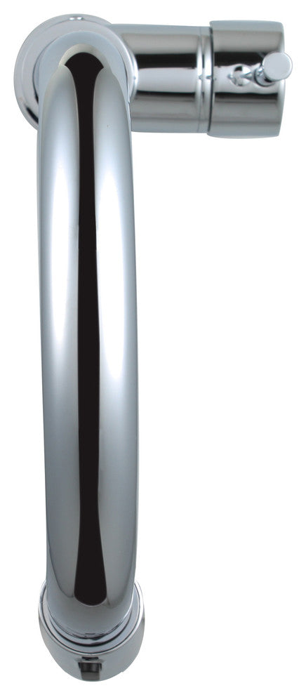 Morgana 16" Single Handle Pull Down Standard Kitchen Faucet, Polished Chrome