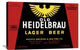 Old Heidelbrau Lager Beer, 36"X24"
