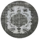 Ahgly Company Indoor Round Mid-Century Modern Area Rugs, 4' Round