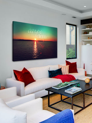 "Carpe Diem" Print on Canvas by Sylvia Cook
