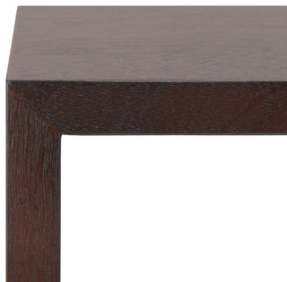 Safavieh Munson 2 Shelf 1 Drawer Console Table, Dark Oak