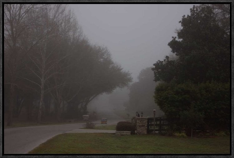 "Morning Mist" Framed Canvas Giclee by Jonathan Babb, 23x16"