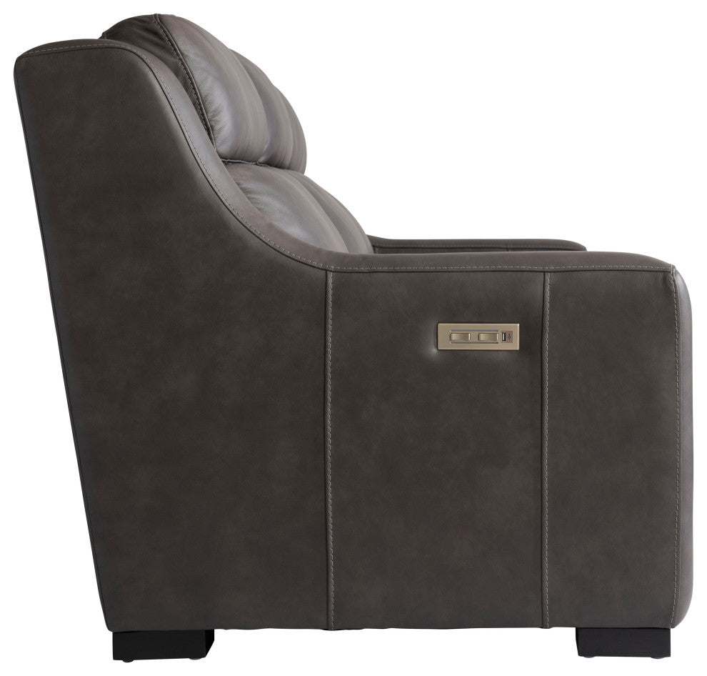 Bernhardt Germain Leather Power Motion Sofa