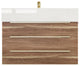 Madison 30" Wall Mounted Vanity with Reinforced Acrylic Sink, White Oak