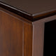 Artisan Solid Wood 57 Inch Wide 8 Cube Storage Sofa Table In Russet Brown