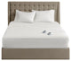 Serta Waterproof Heated Mattress Pad, White