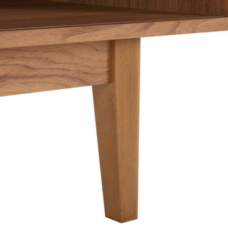 Safavieh Ceu 2 Door Coffee Table, Oak/Gold