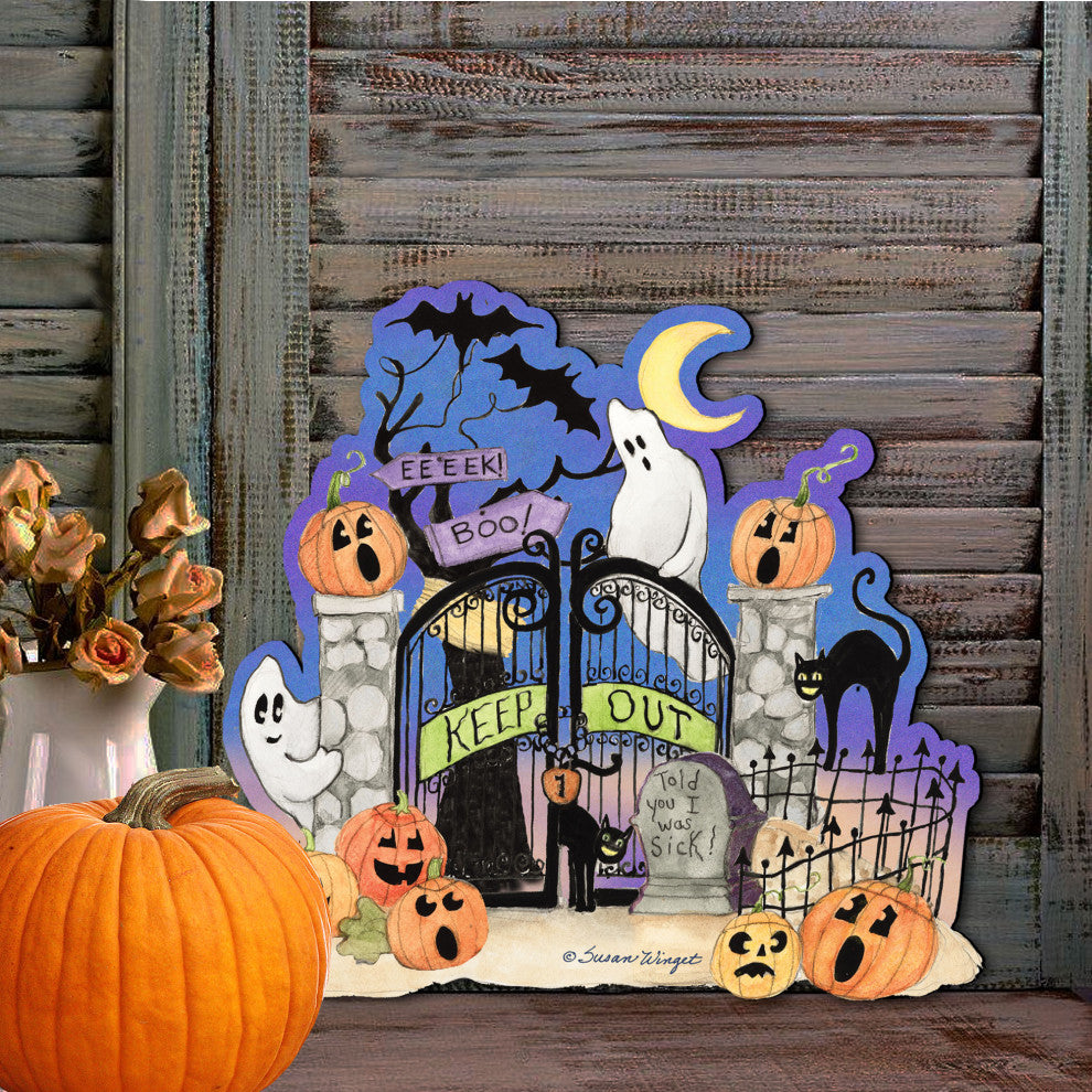 Halloween Scene Door Decor