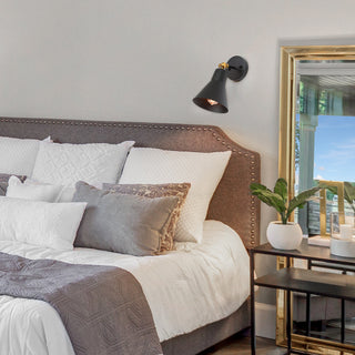 LNC Black Industrial Adjustable Wall Sconce