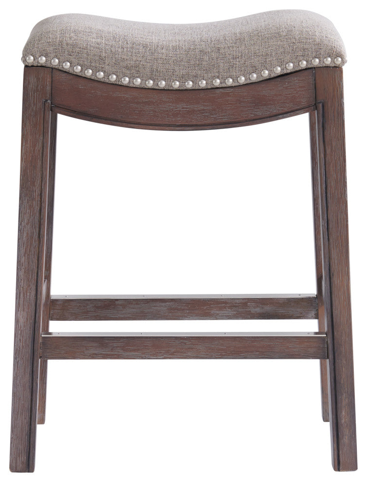 Williston Bar Stool, Dark Brown, Counter Height