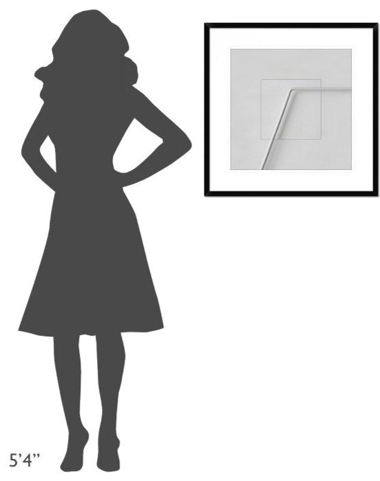 "Stabile" Framed Digital Print by Gilbert Claes, 26"x26"