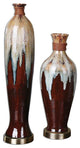Uttermost Aegis Ceramic Vases Set of 2