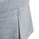 Martha Stewart Terri Skirted Tufted 32" Round Ottoman, Light Blue