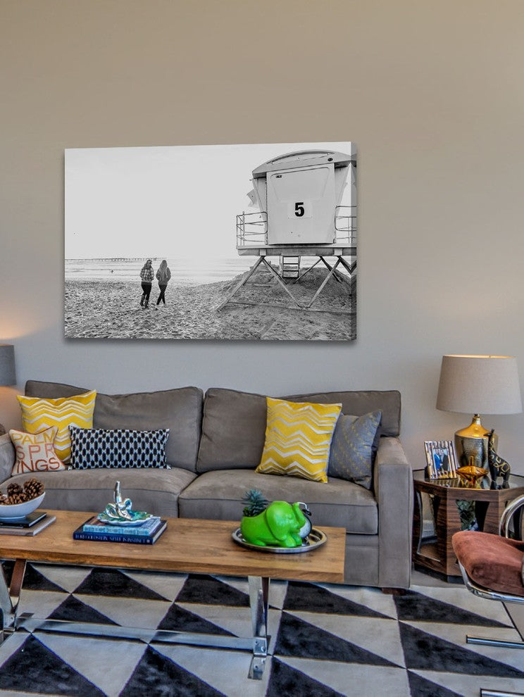 "Walks With Friends" Painting Print on Wrapped Canvas