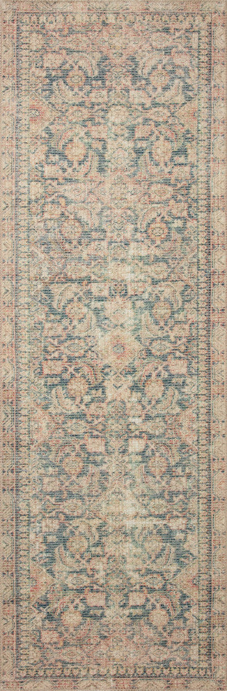 Angela Rose x Loloi Aubrey Navy / Multi 7'-6" x 9'-6" Area Rug