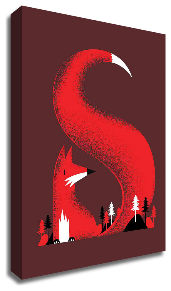 "S Like a Fox" by Robert Farkas, Print on Canvas, 24"x32"