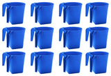 YBM Home Square Plastic Wash Cup, long-lasting, Pearl Blue, 12