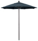 7.5' Bronze Push Lift Fiberglass Rib Aluminum Umbrella, Pacifica, Sapphire
