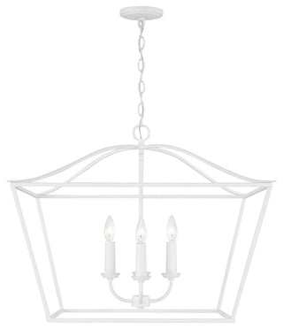 Capital Lighting 350641 Grady 4 Light 28"W Taper Candle Pendant - Matte Brass