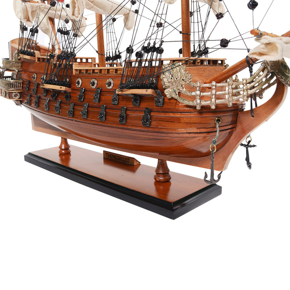 San Felipe Small With Display Case Museum-quality Fully Assembled Model Ship