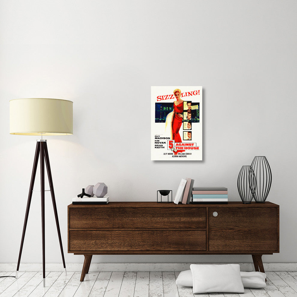 "5 Against the House" Stretched Canvas Giclee by Hollywood Photo Archive, 21x30"