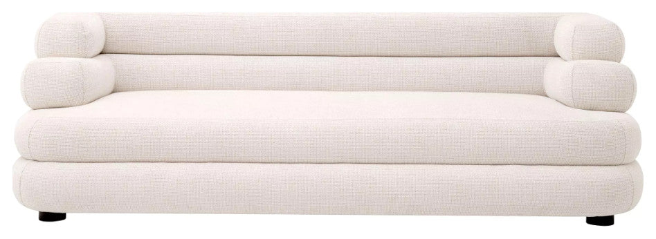 Off-White 4-Seater Fabric Sofa | Eichholtz Malaga
