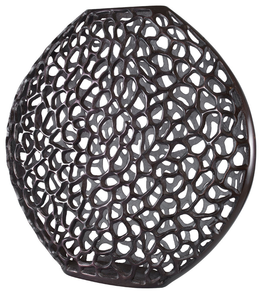 Uttermost Web Dark Bronze Vase