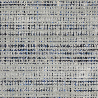 Cayden Textural Stripe Wool Blend Grey/ Blue Hand-tufted Rug 8' x 10'