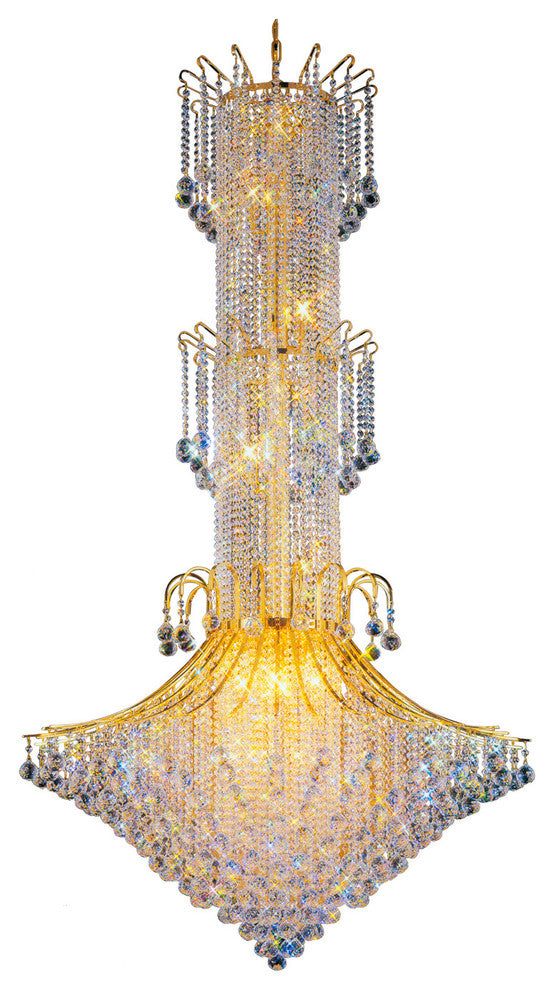 Artistry Lighting Toureg Collection Crystal Chandelier 44x72, Gold