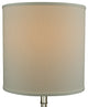 Fenchel Shades 14"x14"x14" Drum Lamp Shade, Linen Cream