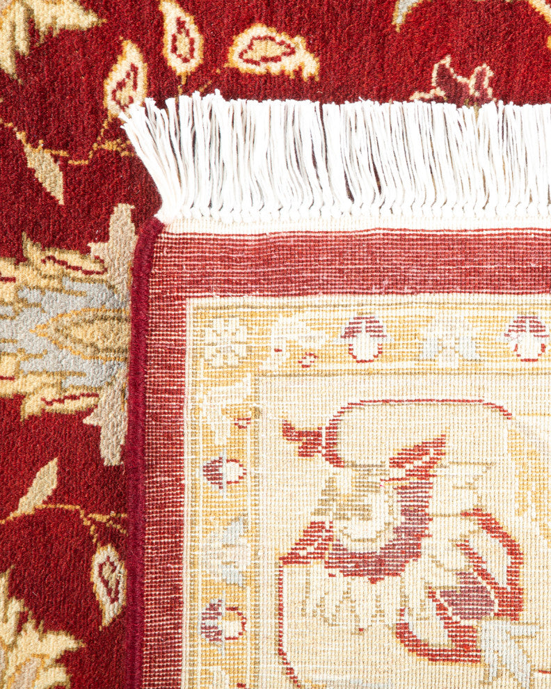 Mogul, One-of-a-Kind Hand-Knotted Area Rug Red, 4'3"x6'3"