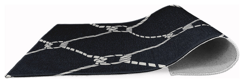 Ahoy! Nautical Chenille Rug
