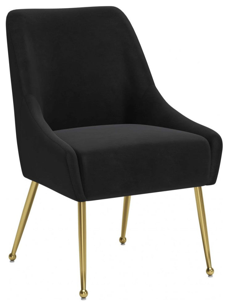 Maxine Dining Chair Black & Gold