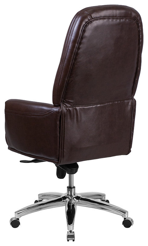 Brown High Back Leather Chair