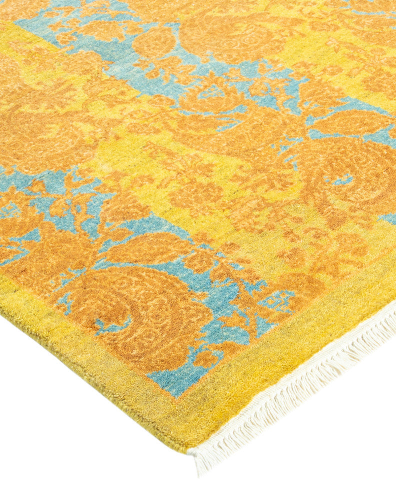 Mogul, One-of-a-Kind Hand-Knotted Area Rug Green, 8'3"x10'4"