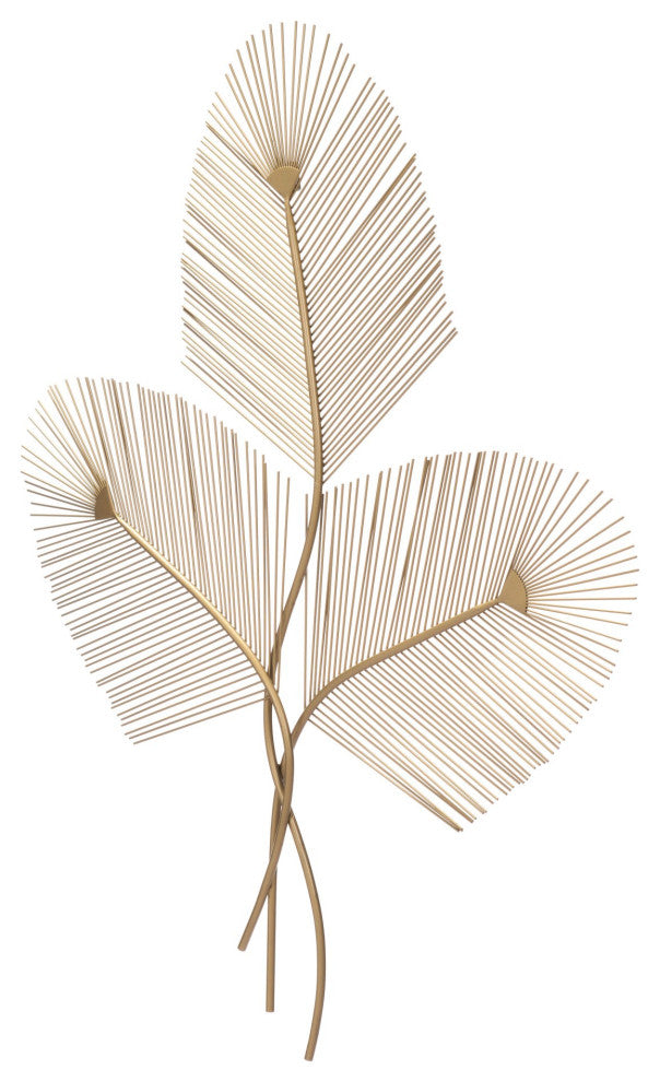 Wall Art, Steel Metal, Gold, Living Lounge Cafe Room Hotel Lobby Hospitality