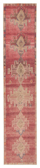 Vibe by Jaipur Living Evadne Medallion Pink/Blue Rug, 2'6"x12'