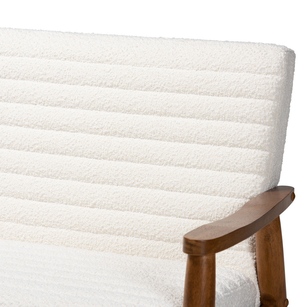 Essie Cream Boucle Collection, Loveseat