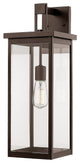 Millennium 2602-PBZ One Light Outdoor Wall Bracket, Powder Coat Bronze Finish