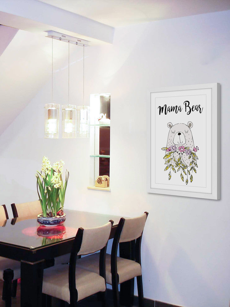 "Mama Bear" Framed Painting Print