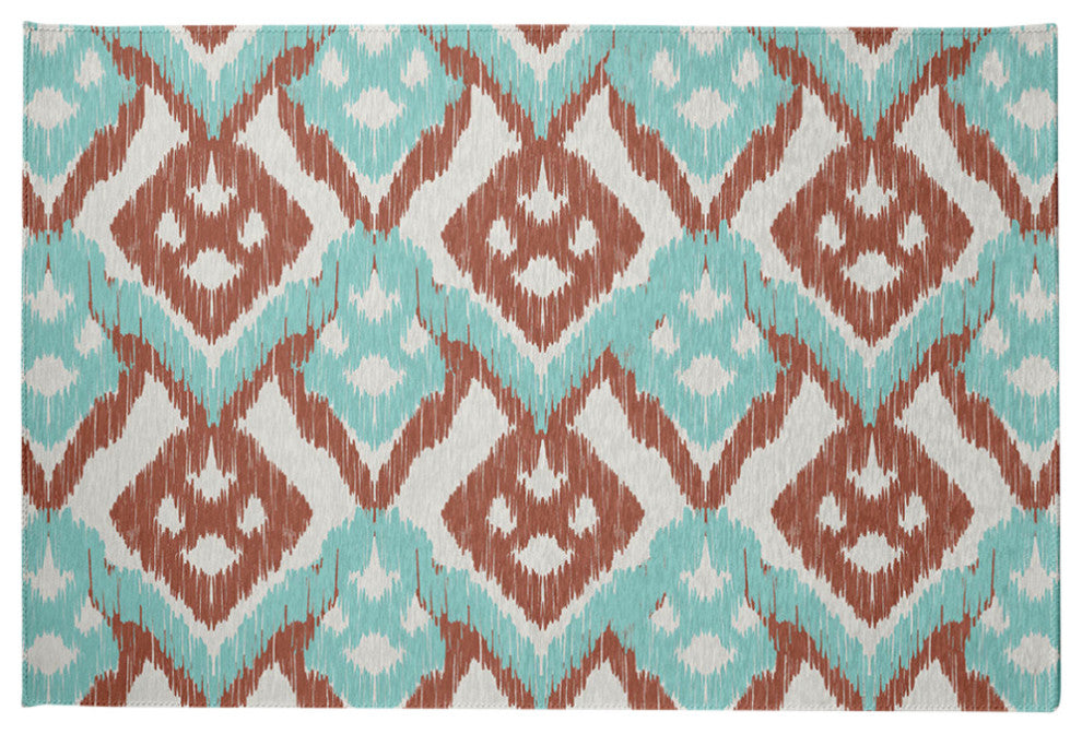Hipster Spring Chenille Rug, Light Blue, 2'x3'