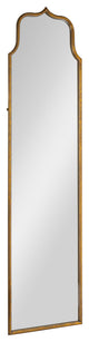 Arched Floor Length Metal Framed Wall Mirror, Antique Goldleaf, Floor Length