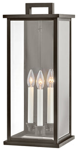 Hinkley Lighting 20015 Weymouth 3 Light 22" Tall Outdoor Wall - Oil Rubbed