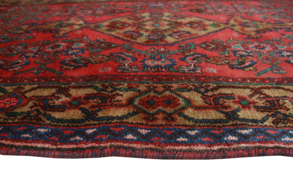 Fine Vintage Distressed Skyler Red Runner