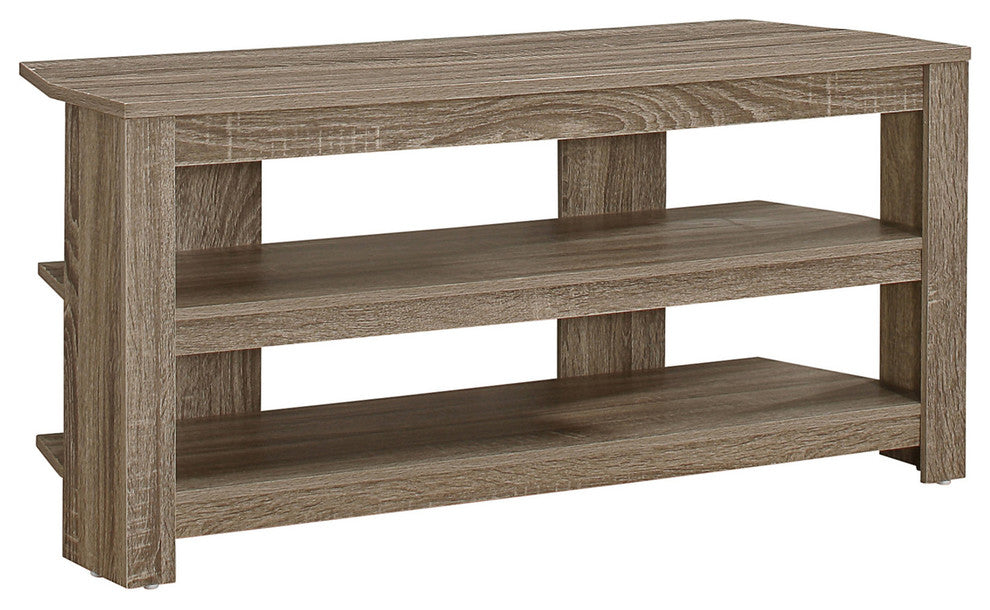 TV Stand, 42" Dark Taupe Corner